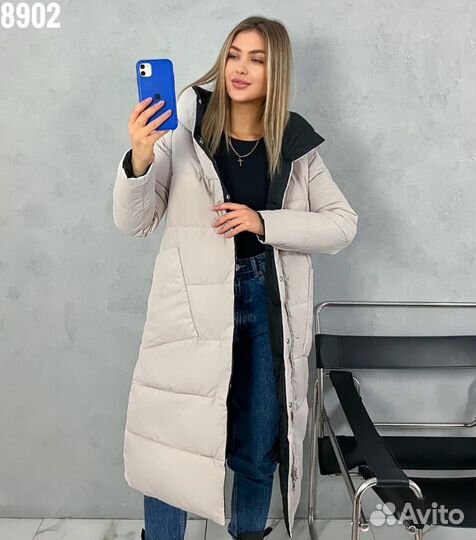 Куртка зимняя двухсторонняя женская