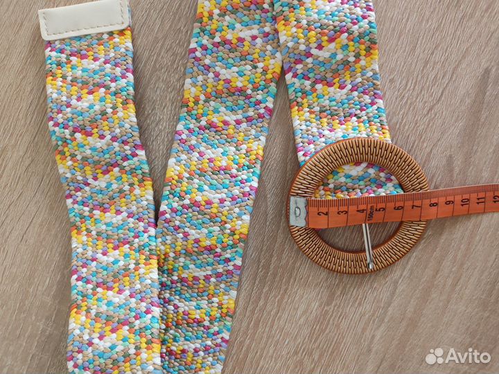 Ремень плетеный женский