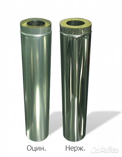 Сэндвич -трубы для дымохода 200х115 мм