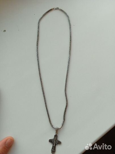 Серебряный браслет мужской