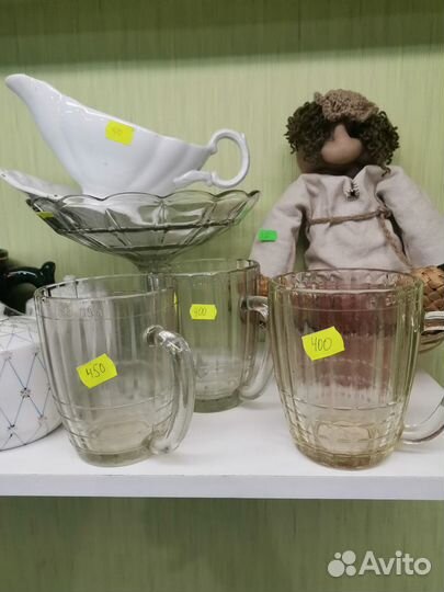 Кружки Пивные Старина Граненые рюмки стопки