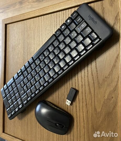 Беспроводная клавиатура и мышь logitech K220+M150