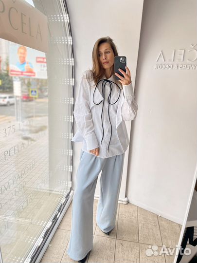 Рубаха с имитацией корсета