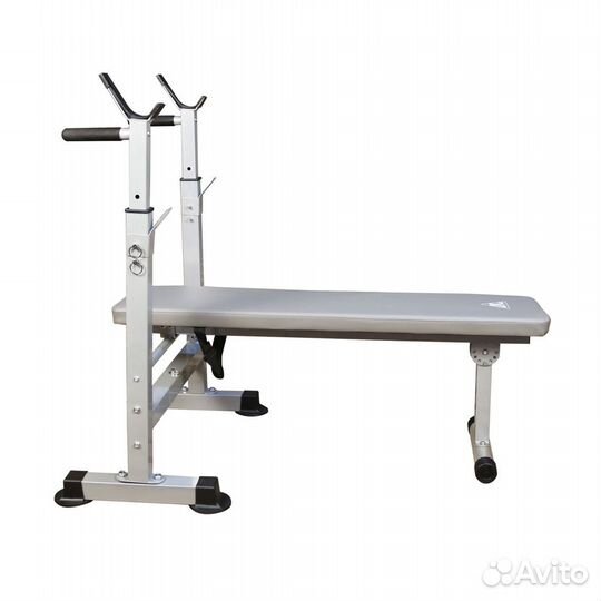 Скамья со стойками под штангу DFC DKF01