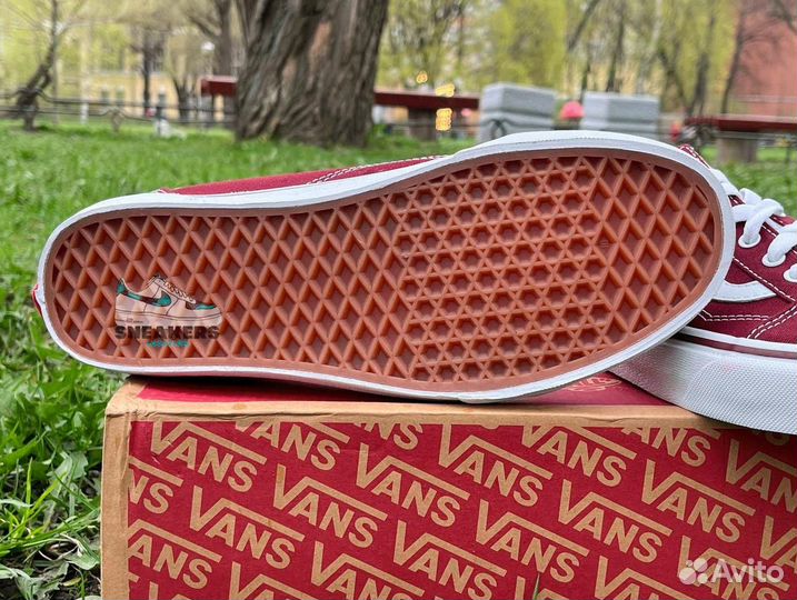 Кеды Vans Old Skool Textile Burgundy