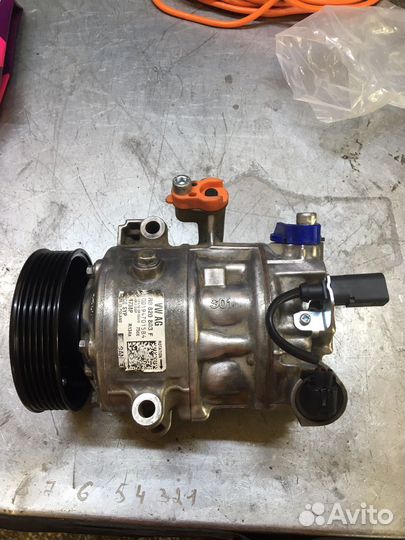 Компрессор кондиционера skoda rapid