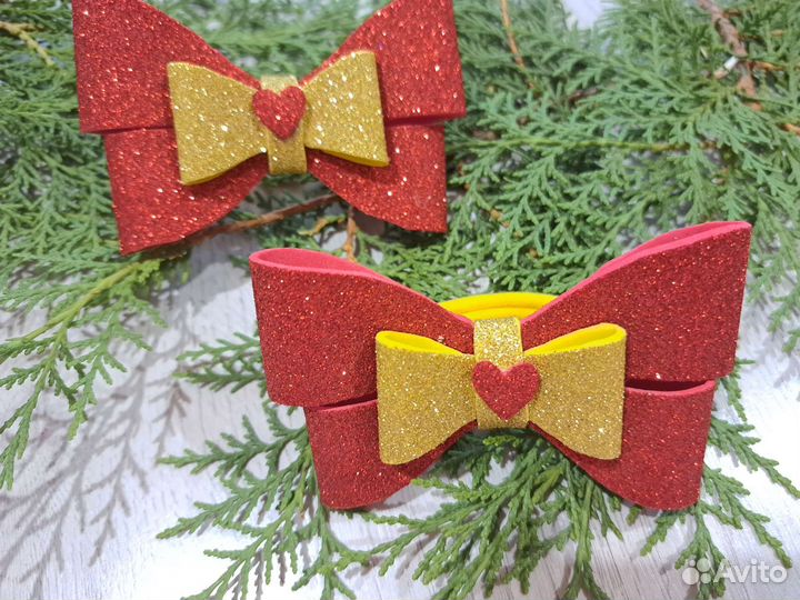 Бантики для волос ручной работы