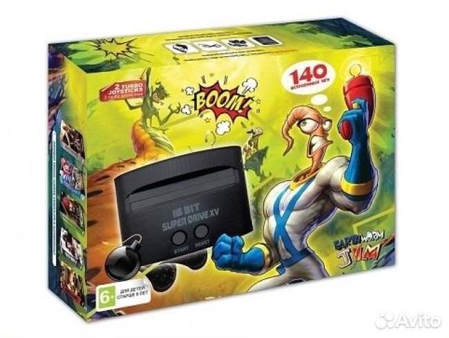 Sega Super Drive Earthworm Jim (140-in-1)