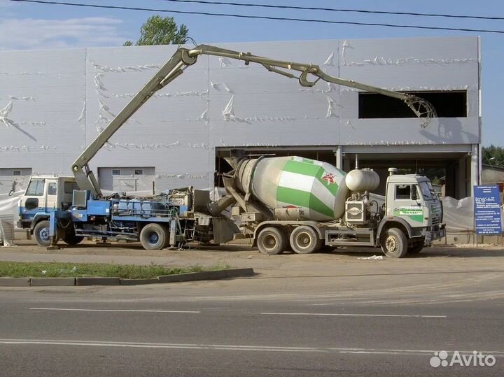 Бетон бетононасос