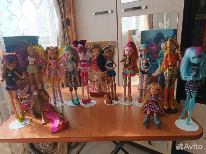 Куклы monster high, winx, bratz