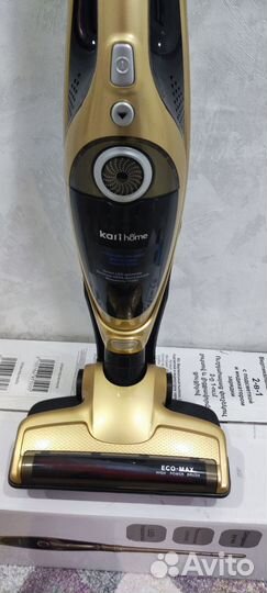 Вертикальный беспроводной пылесос моющий