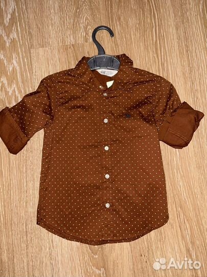 Рубашка для мальчика 104 hm новая