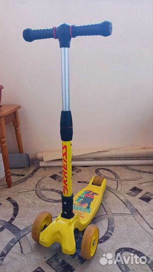 Самокат трехколесный kreiss