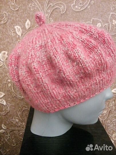 Вязаный французский берет