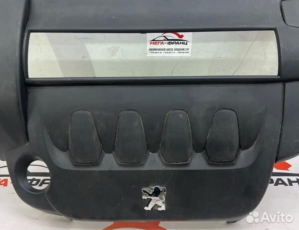 Декоративная крышка двигателя Peugeot 407 седан