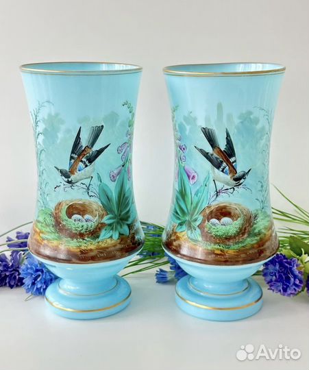 Вазы Франция ручная роспись