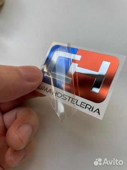 Изготовление метал. наклеек (металлостикеров)