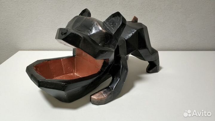 Подставка статуэтка собака Бульдог для мелочей