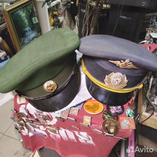 Армейские фуражки, жд, мвд,вмф