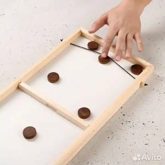 Нарды (шашки): с кожаной вставкой, деревянные