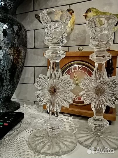 Хрустальные подсвечники
