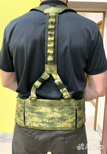 Боевой пояс с баллистической защитой и лямками Бр1