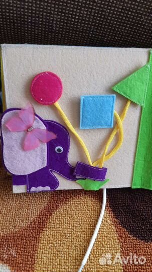 Книга из фетра для малышей