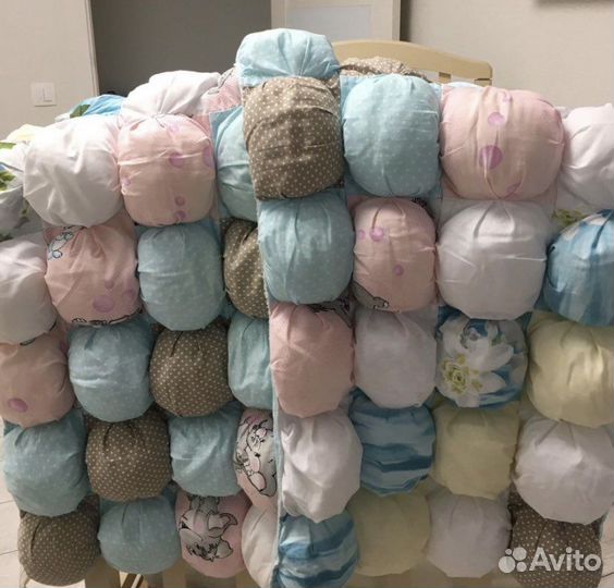 Бортики на детскую кроватку