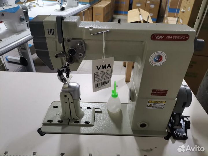 Одноигольная колонковая швейная машина VMA V-69910