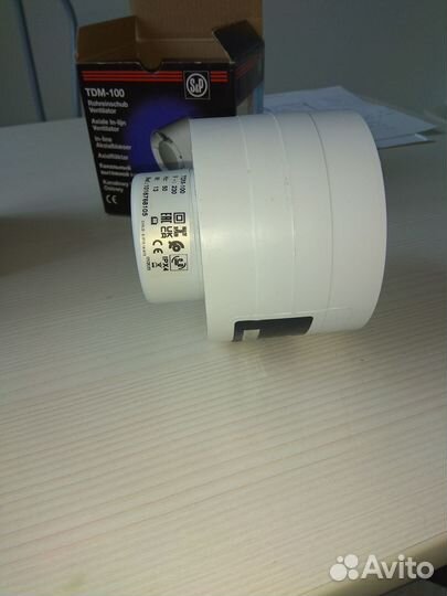 Канальный вытяжной вентилятор TDM 100