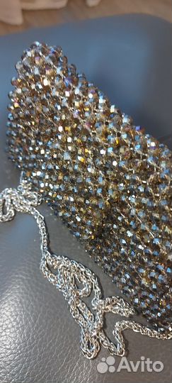 Сумочка из хрустальных бусин