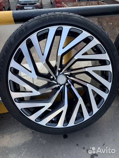 Калеса 21 на toyota, kia диски, резина