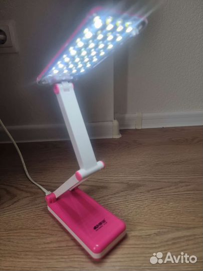 LED лампа настольная складная