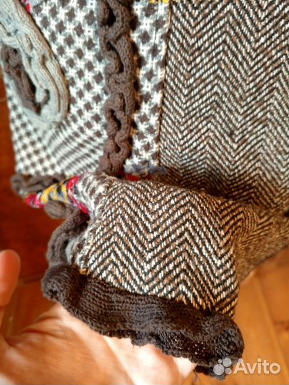 Бохо сарафан шерсть хлопок 44 р