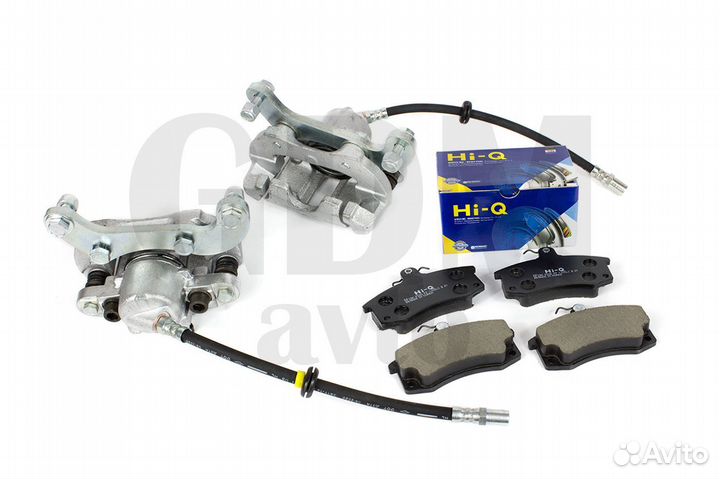 Суппорта 2108 на 2121 21214, колодки SP1181 Hi/Q