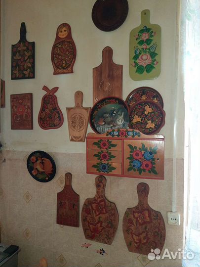 Набор посуды хохлома