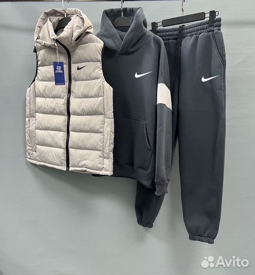 Комтюм nike тройка на флисе