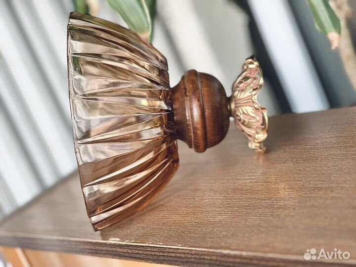 Ваза для фруктов на ножке СССР