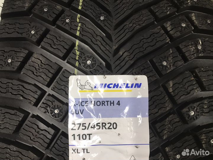 Michelin X-Ice North 4 SUV 275/45 R20 и 305/40 R20 112T