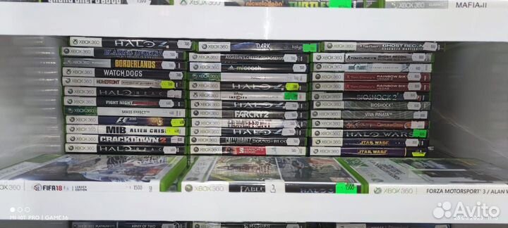 Игры на дисках на Xbox 360 диски