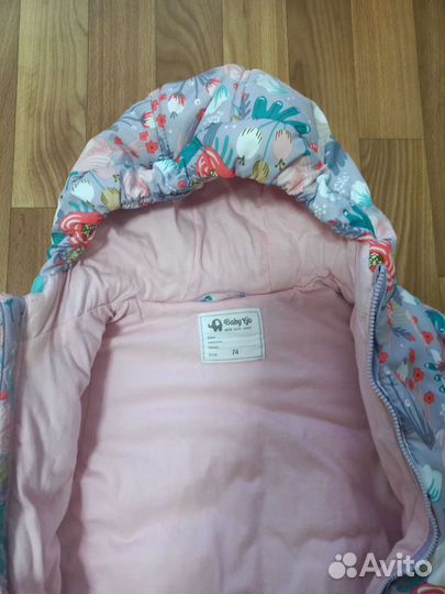 Комбинезон демисезонный 74 80 на девочку