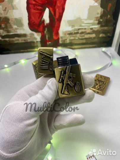 Зажигалка автогенная в стиле Zippo M-16 Новая