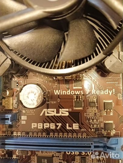 Материнская плата 1155+i7+16gb