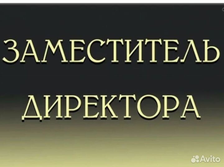 Заместитель директора