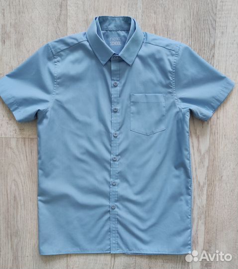Рубашки голубые для школы 134, 140, 146