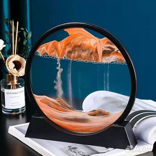 Песочная движущаяся картина 3D 18 на 19 см