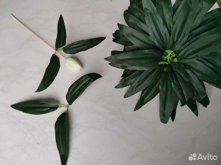 Зелень, вставки, стебли для букетов из мыла