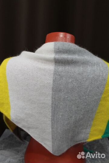 Бактус - полосатик вязаный пушистый, ручная работа