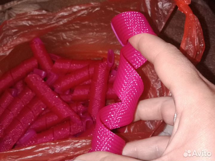 Бигуди спиральные33шт