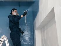 Бевоздушная покраска стен,потолков